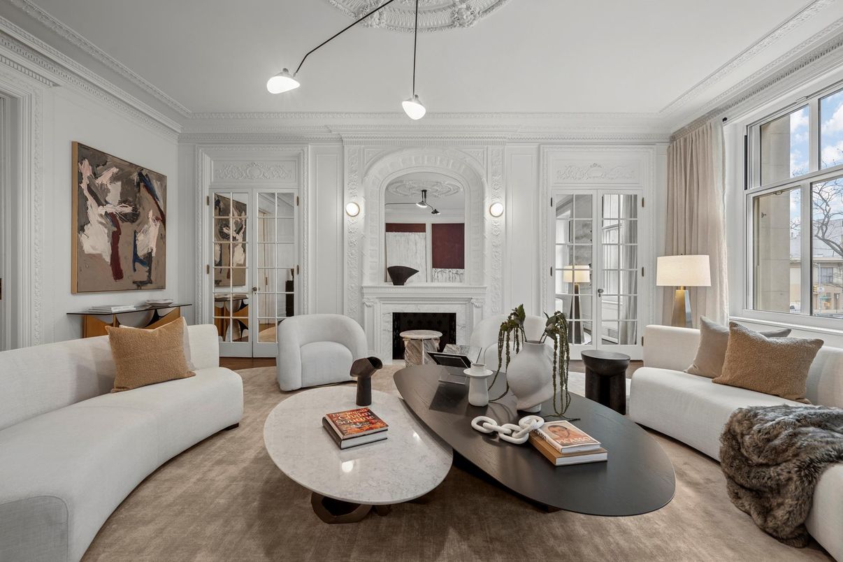 Fireplace, Interior, Living room, Pendant Lights