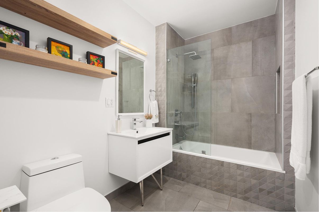 Bathroom, Glass Shower, Interior