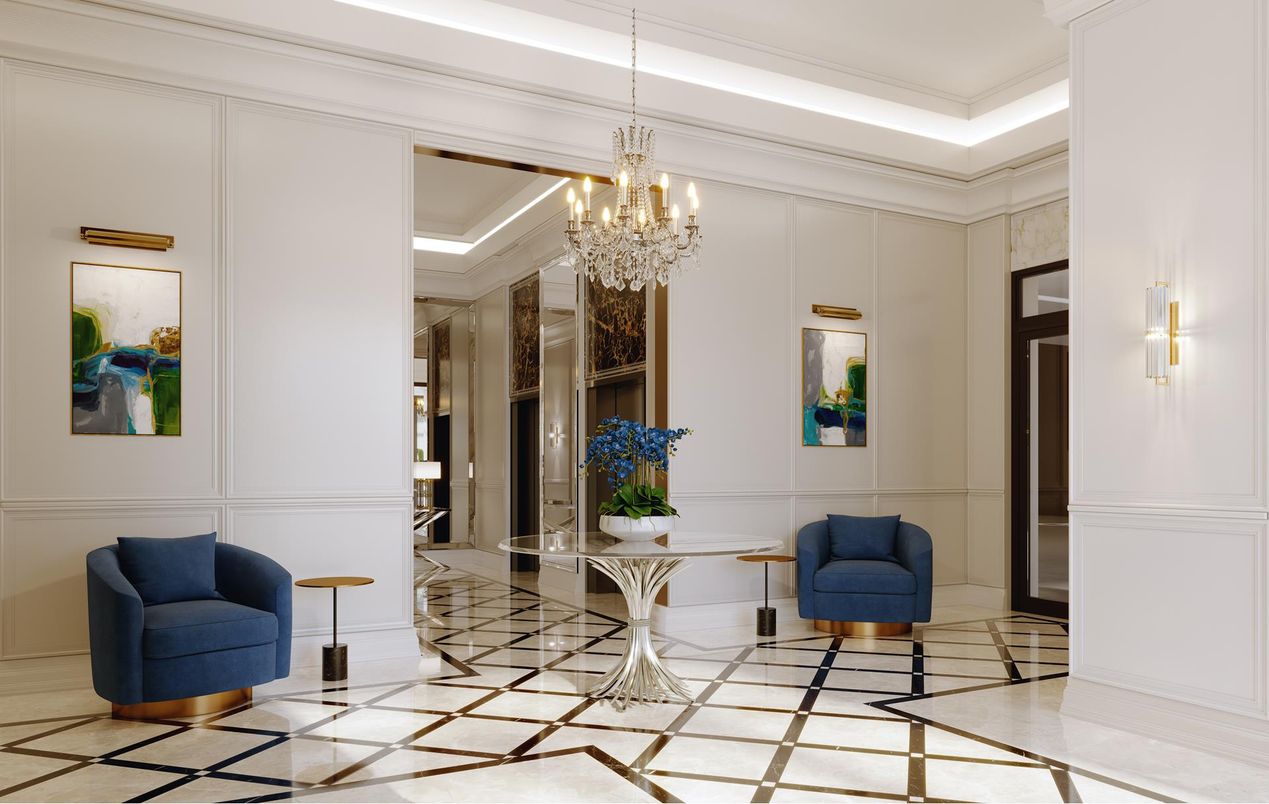 Chandelier, Interior
