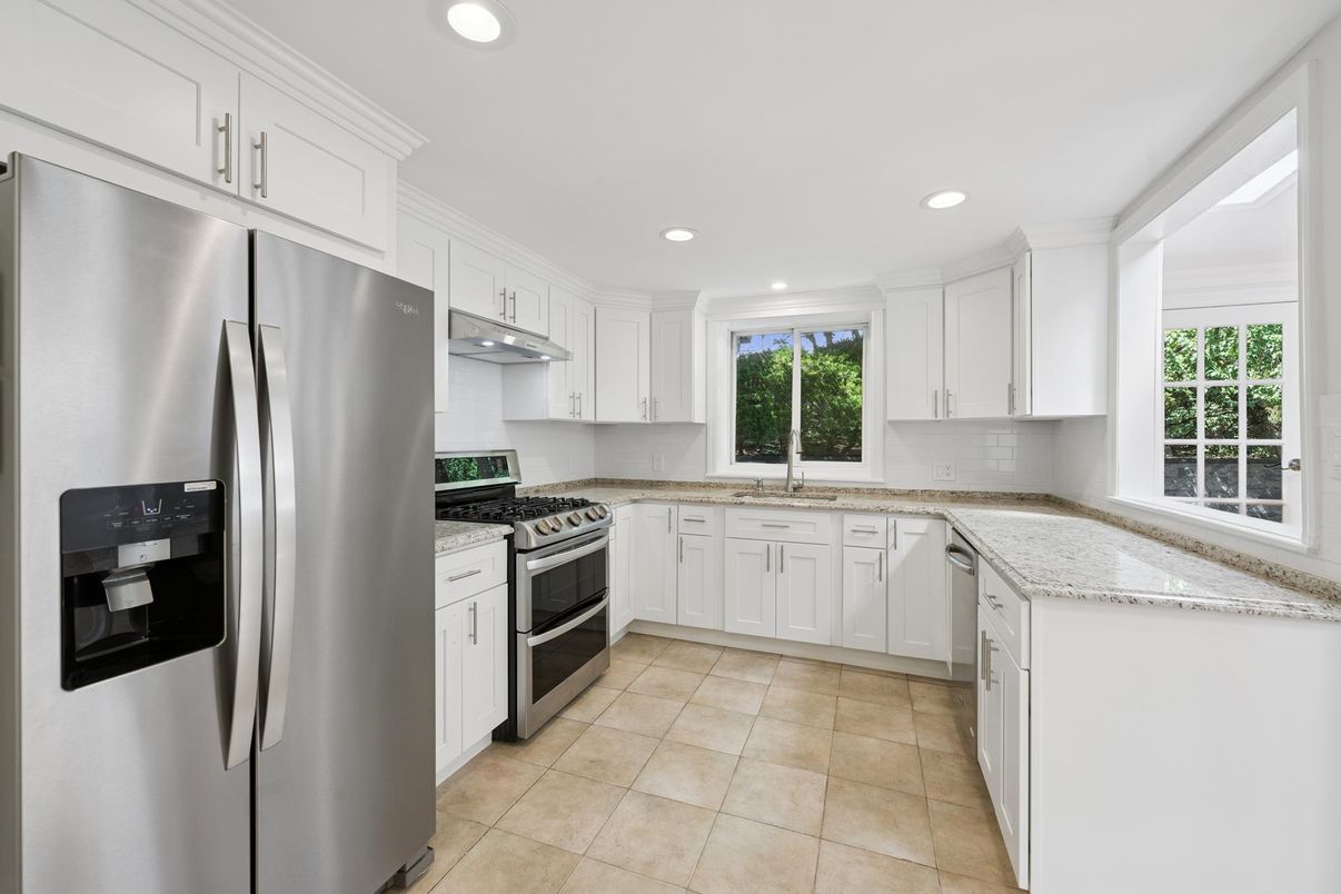 Interior, Kitchen, Recessed Lighting, Stainless Steel Appliances