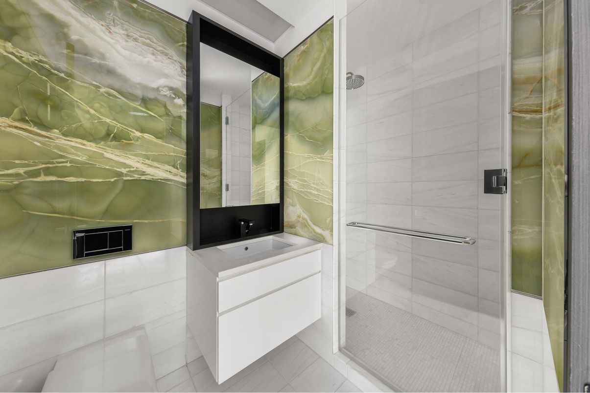 Bathroom, Glass Shower, Interior