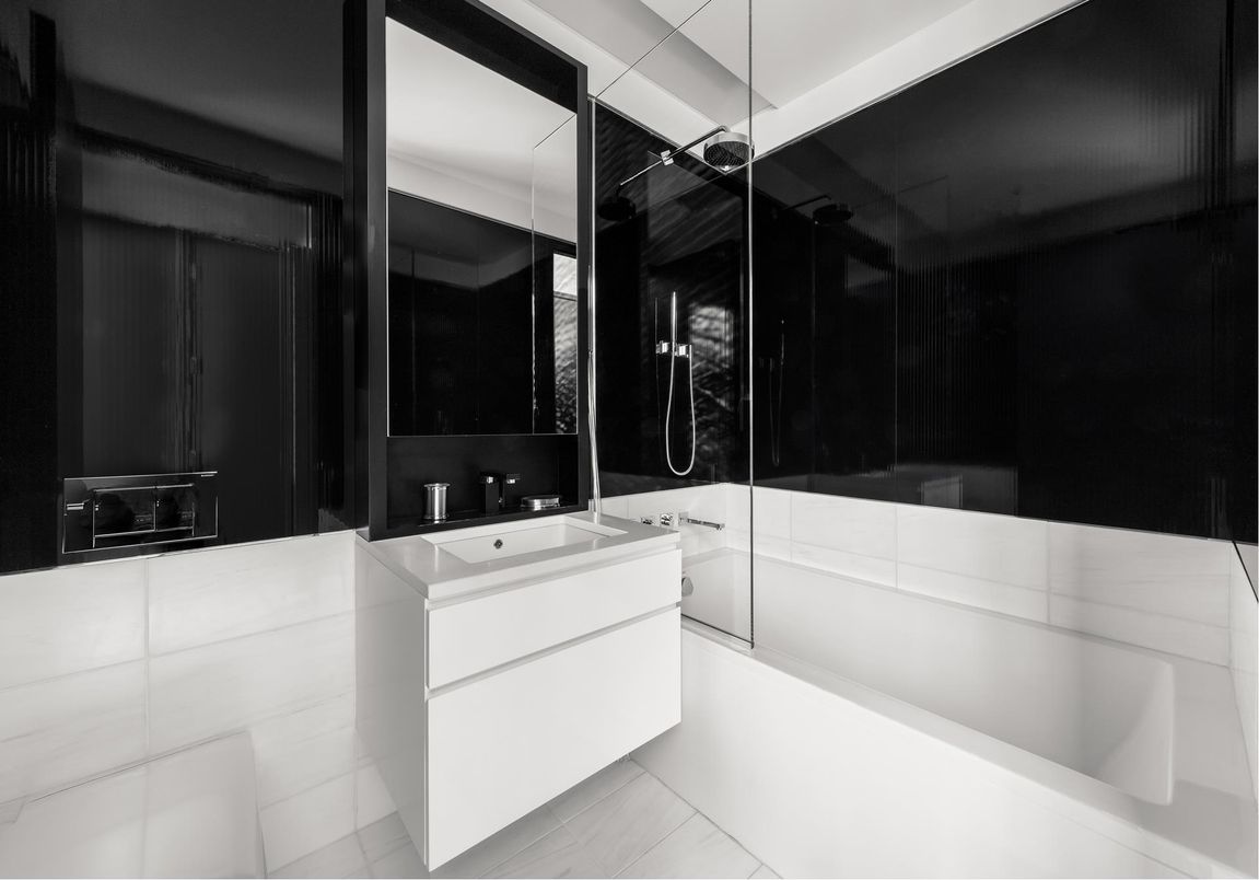 Bathroom, Glass Shower, Interior
