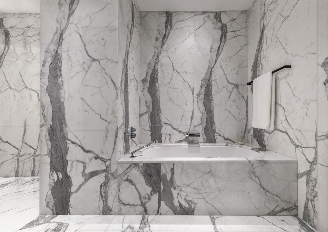 Bathroom, Interior, Marble, Marble Walls