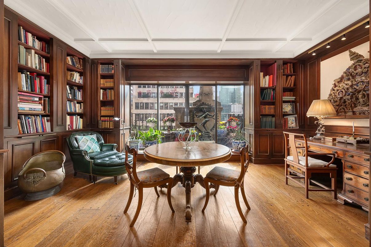 Home Office, Interior, Wood Texture Flooring