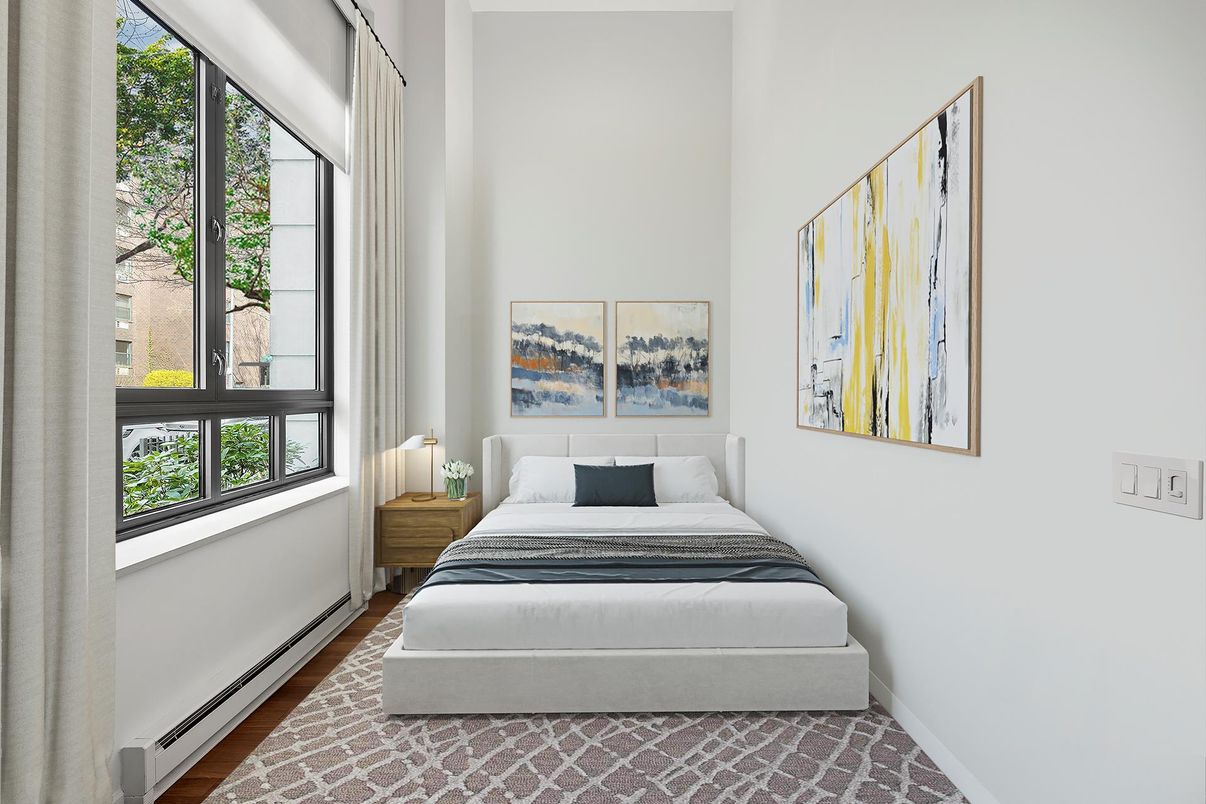Bedroom, Interior, Wood Texture Flooring