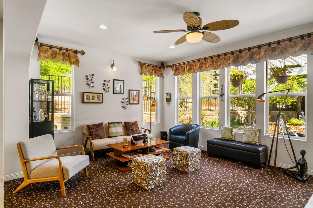 Interior, Living room, Recessed Lighting