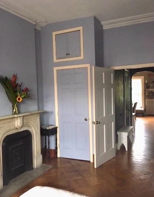 Fireplace, Interior, Wood Texture Flooring