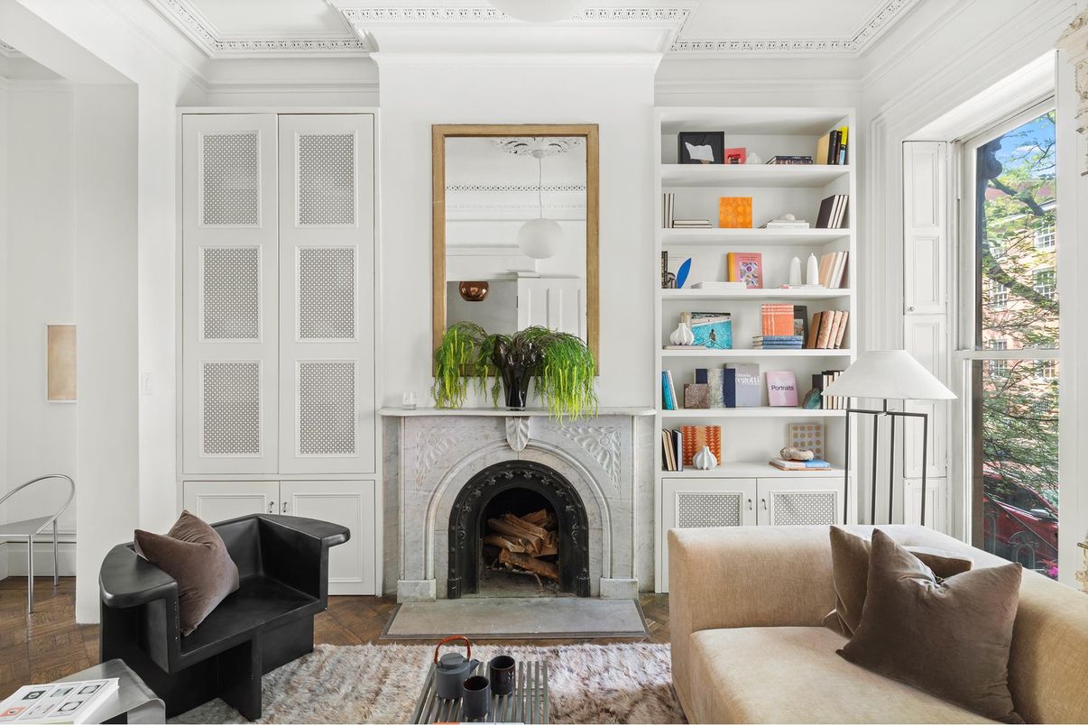 Fireplace, Interior, Living room, Wood Texture Flooring