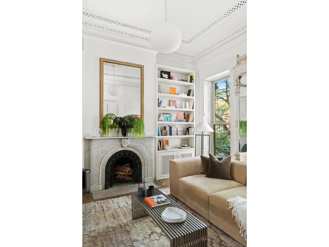 Fireplace, Interior, Living room, Pendant Lights