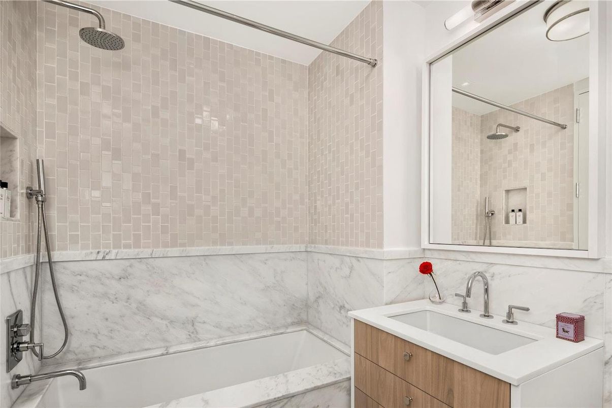 Bathroom, Interior, Marble Walls