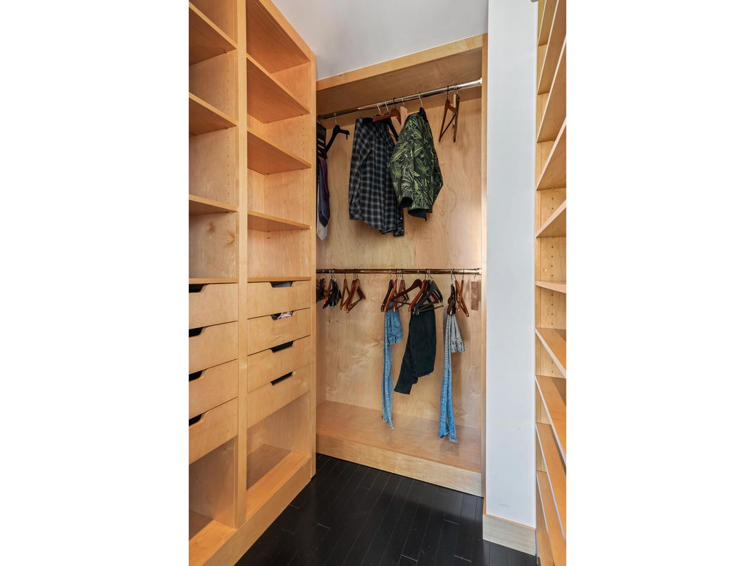 Interior, Walk-in Closets, Wood Texture Flooring