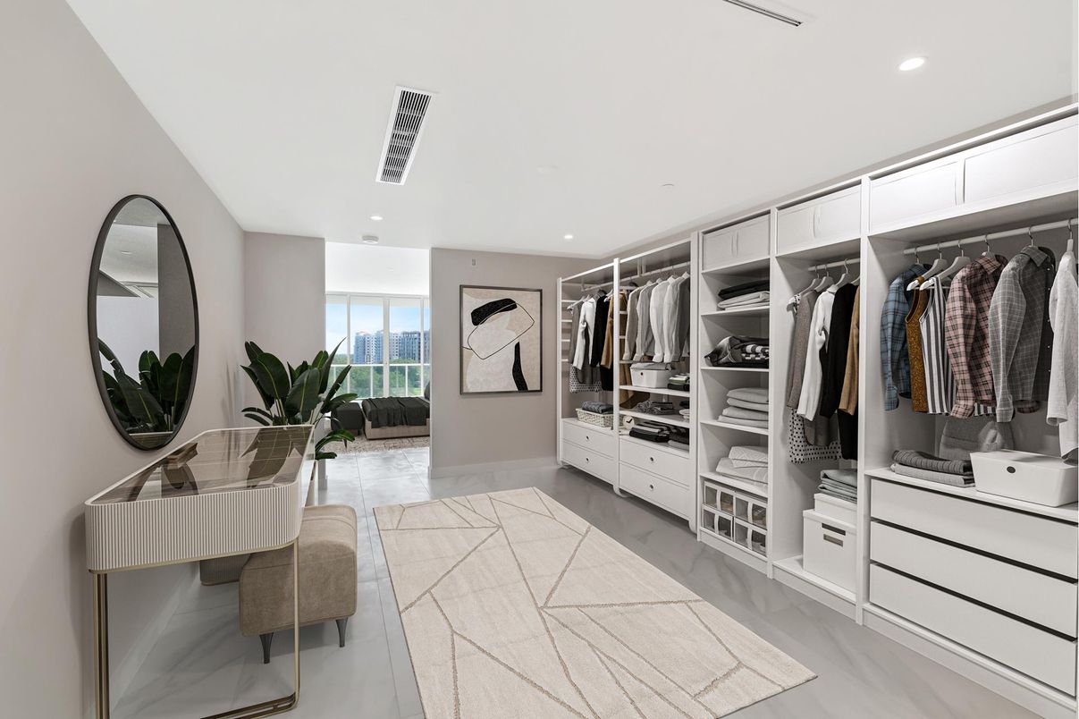 Interior, Recessed Lighting, Walk-in Closets