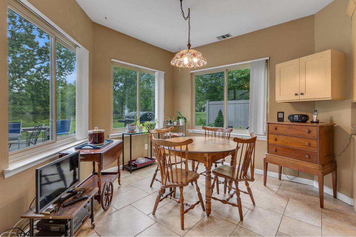 Dining room, Interior, Pendant Lights