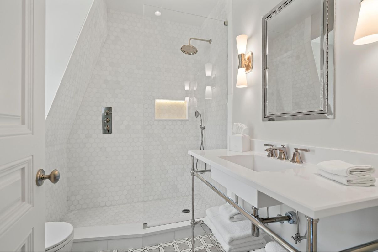 Bathroom, Glass Shower, Interior