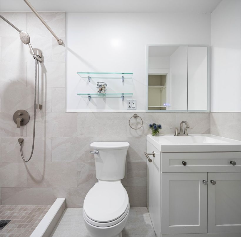 Bathroom, Glass Shower, Interior