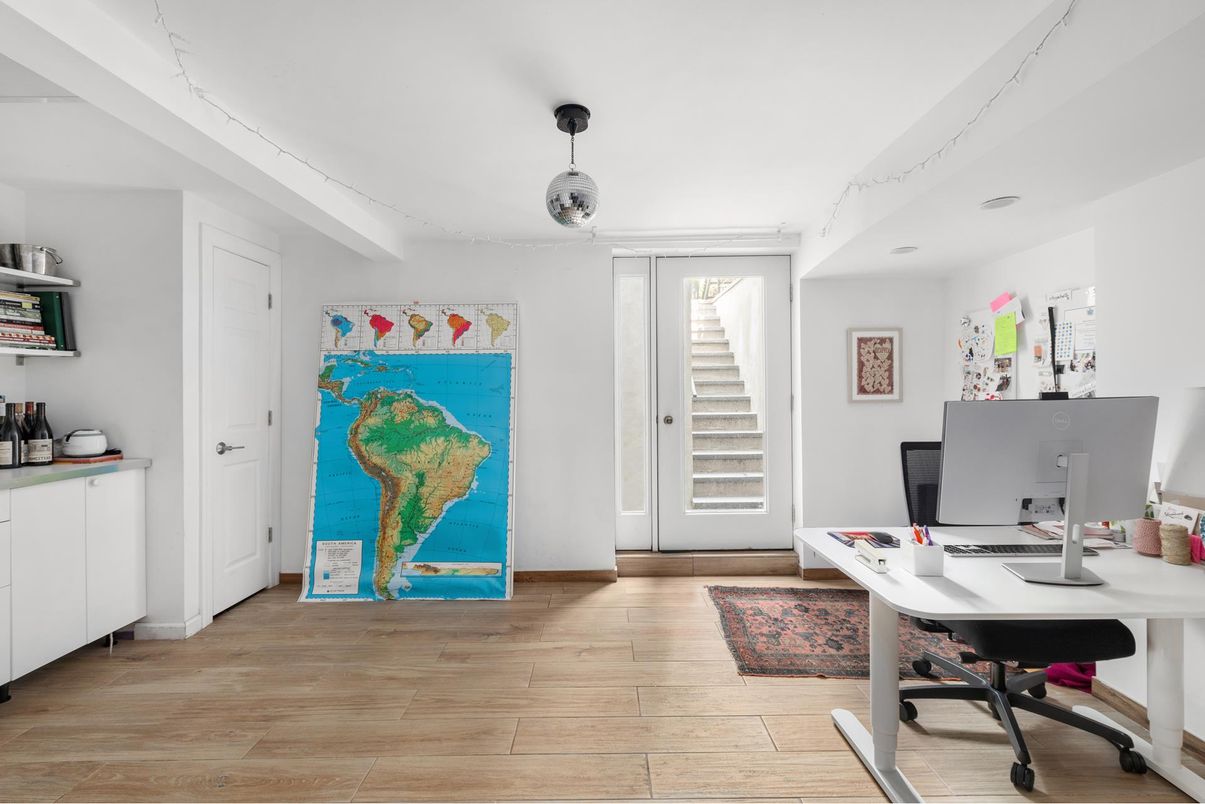 Home Office, Interior, Wood Texture Flooring
