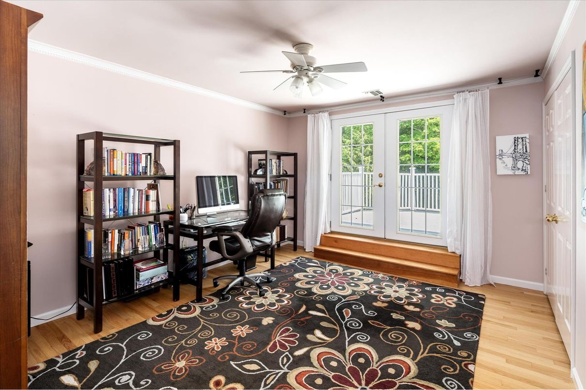 Home Office, Interior, Wood Texture Flooring