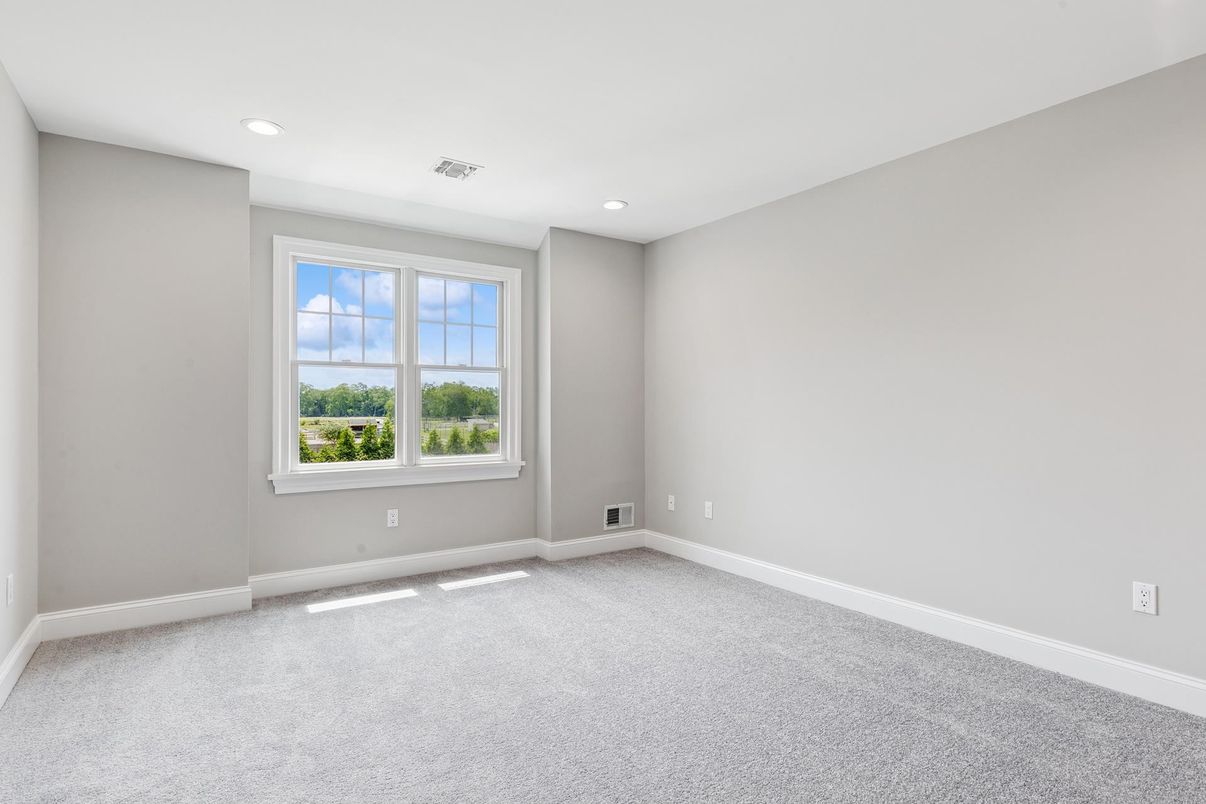 Empty room, Interior, Recessed Lighting