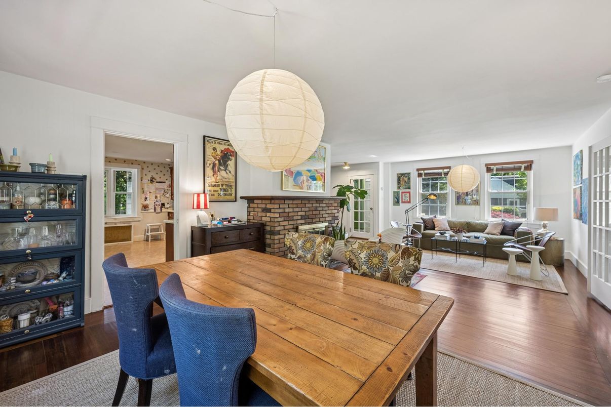 Dining room, Interior, Living room, Wood Texture Flooring