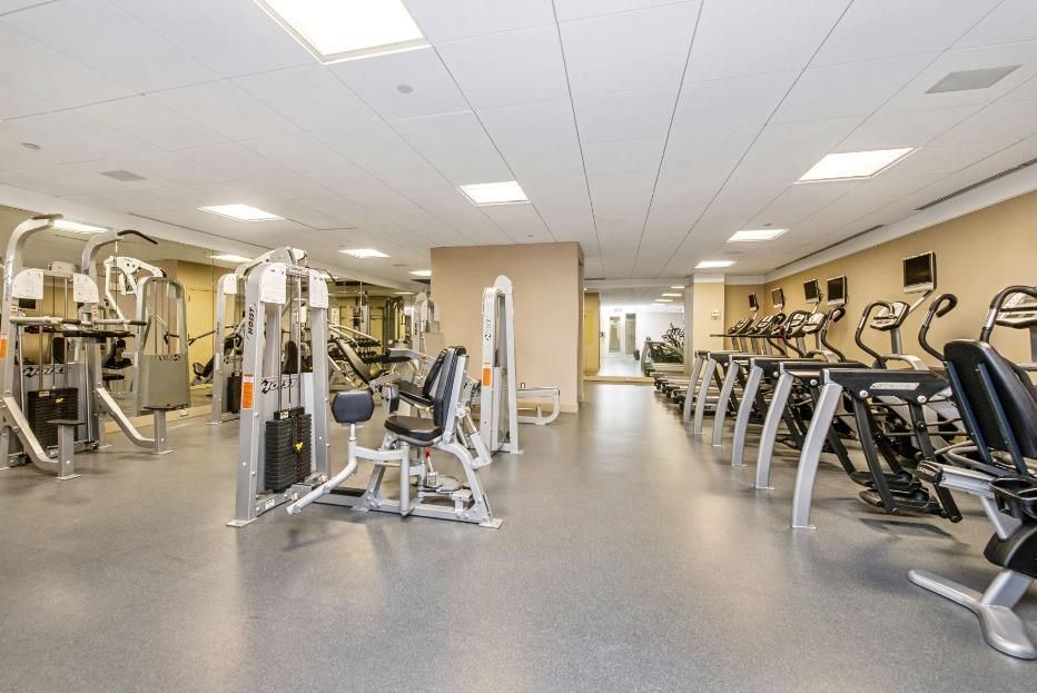 Fitness Equipment, Gym, Interior, Recessed Lighting