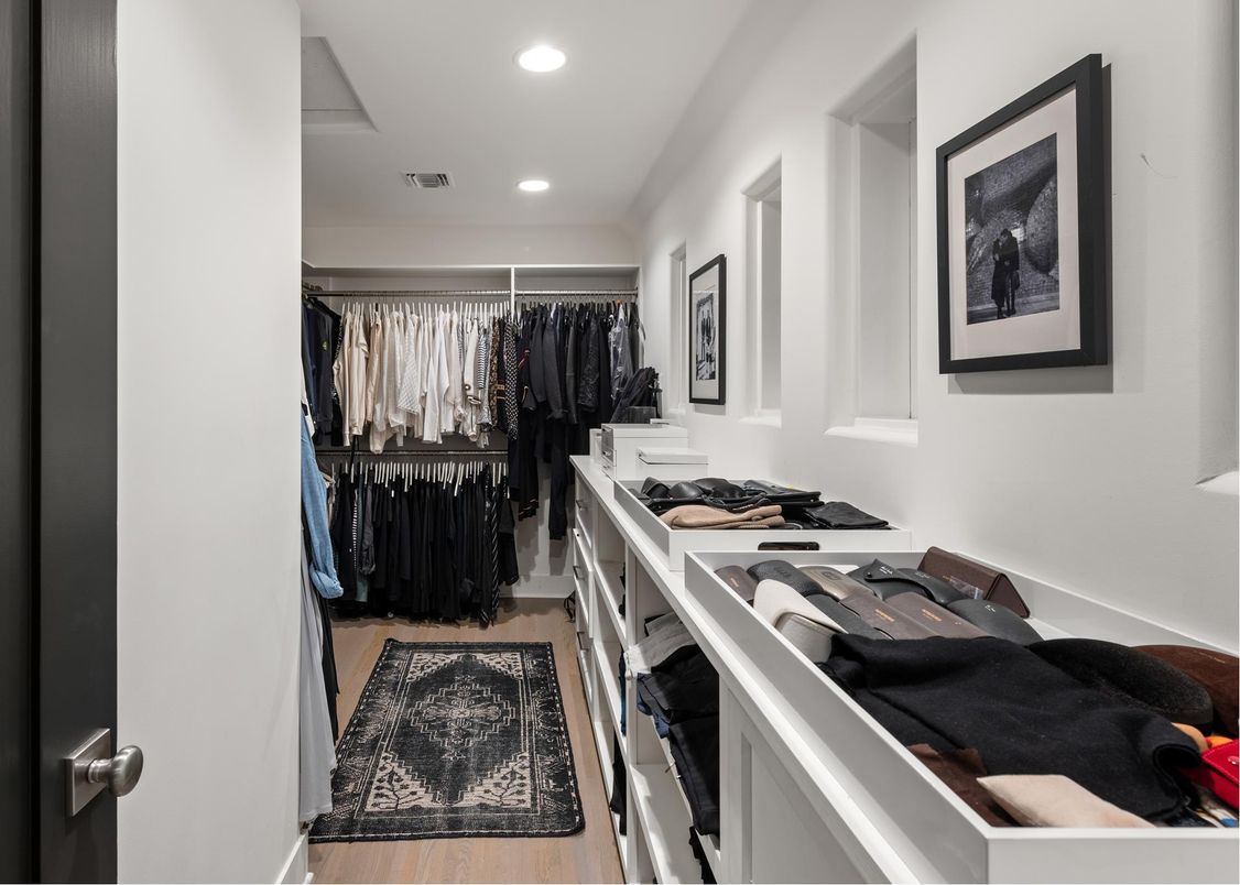 Interior, Recessed Lighting, Walk-in Closets, Wood Texture Flooring