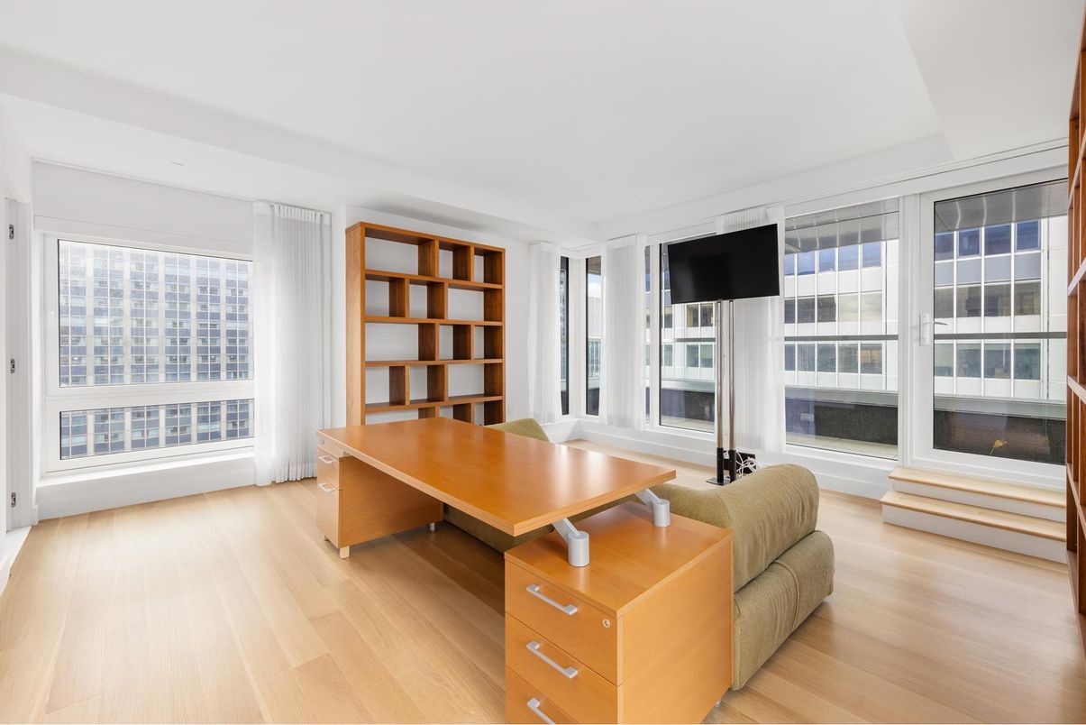 Home Office, Interior, Wood Texture Flooring