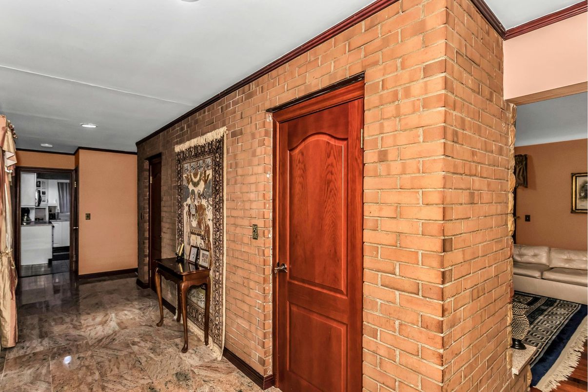 Interior, Recessed Lighting, Stone Walls
