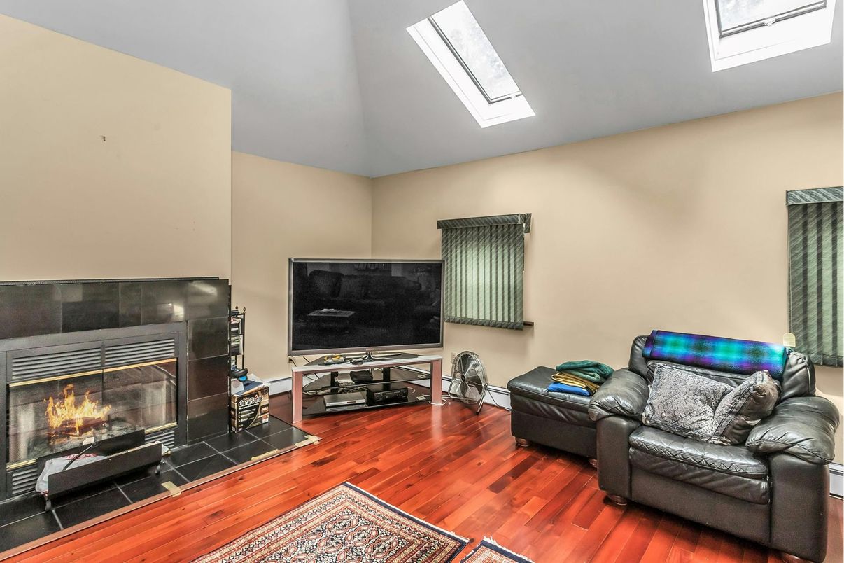 Fireplace, Interior, Living room, Wood Texture Flooring