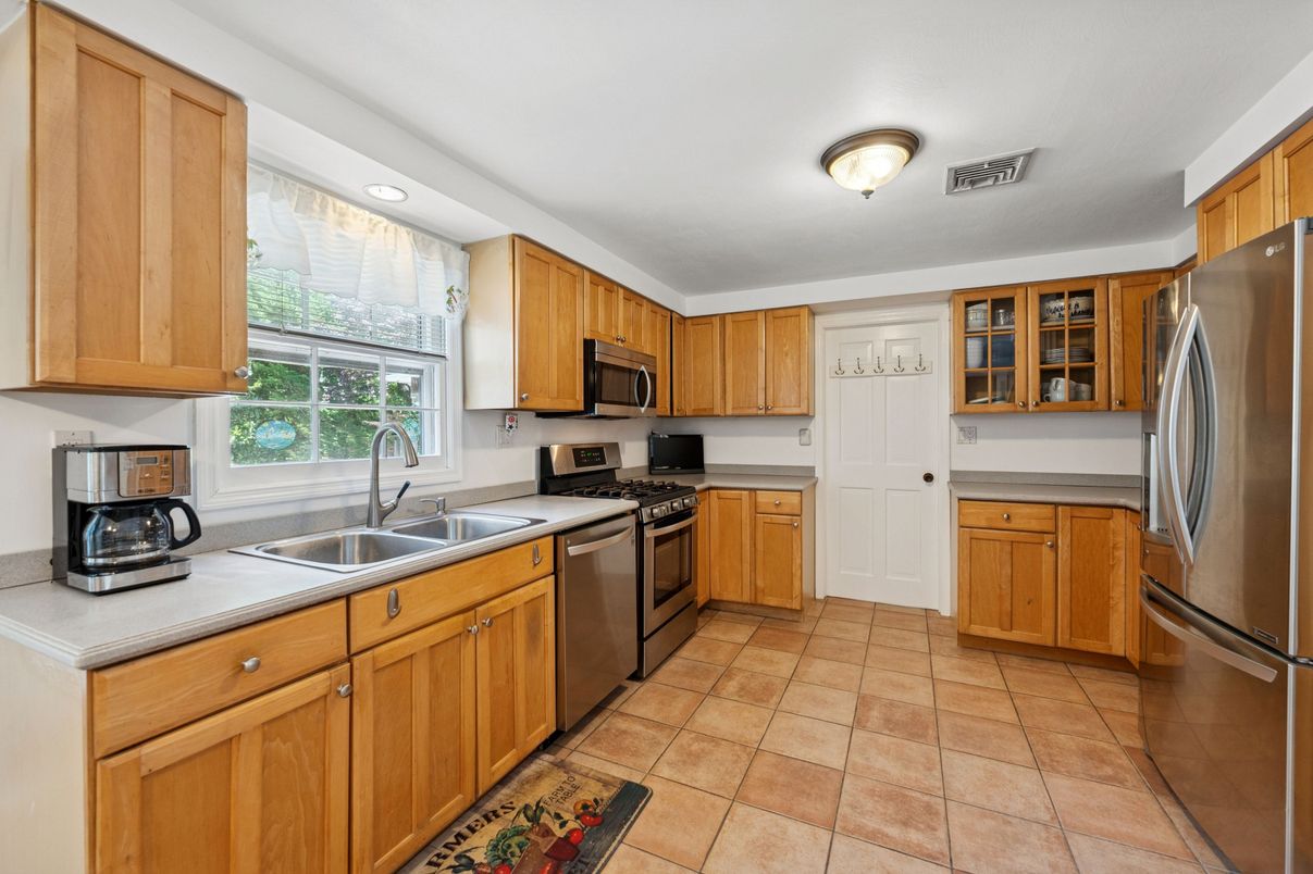 Interior, Kitchen, Recessed Lighting, Stainless Steel Appliances
