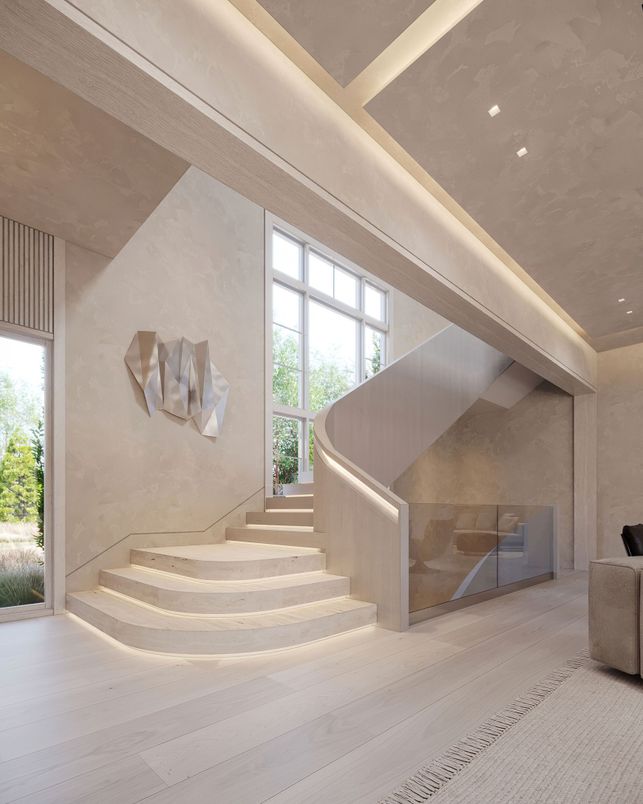 Interior, Recessed Lighting, Wood Texture Flooring