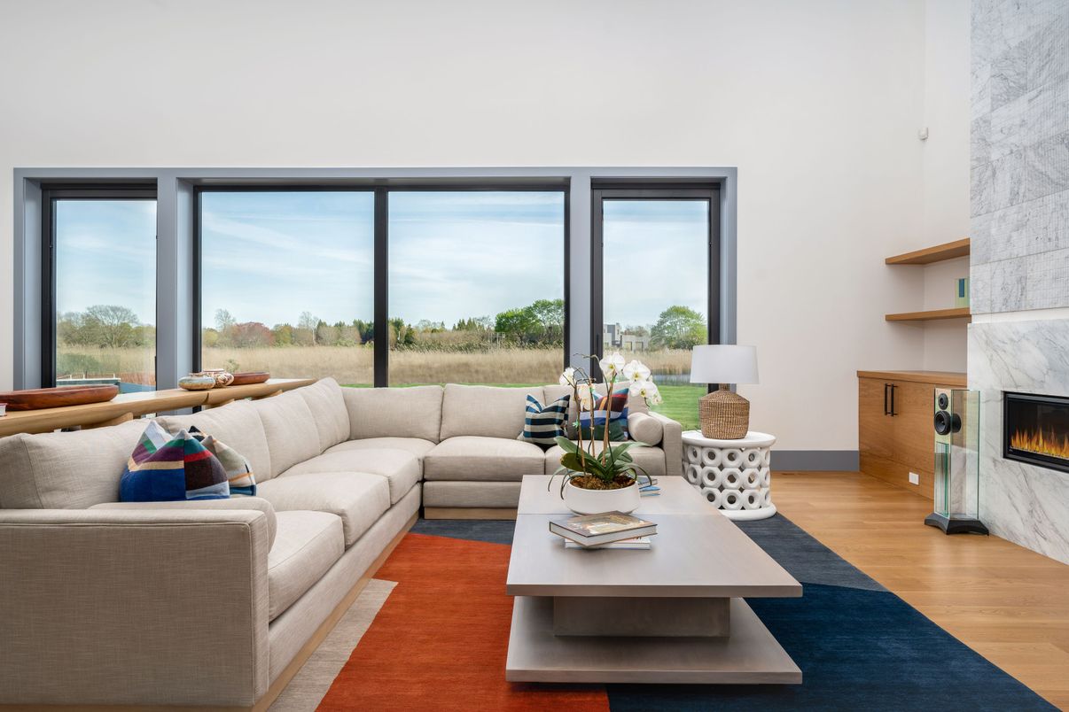 Fireplace, Interior, Living room, Wood Texture Flooring