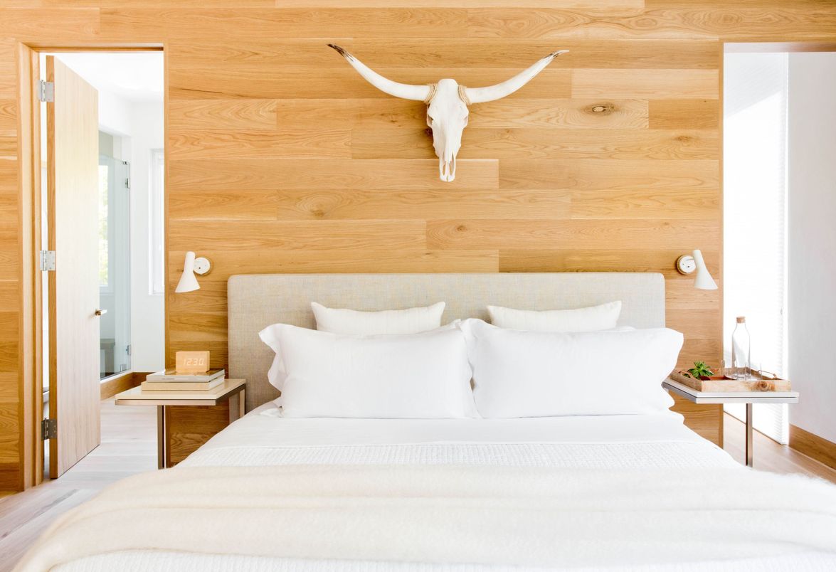 Bedroom, Interior, Wooden Walls