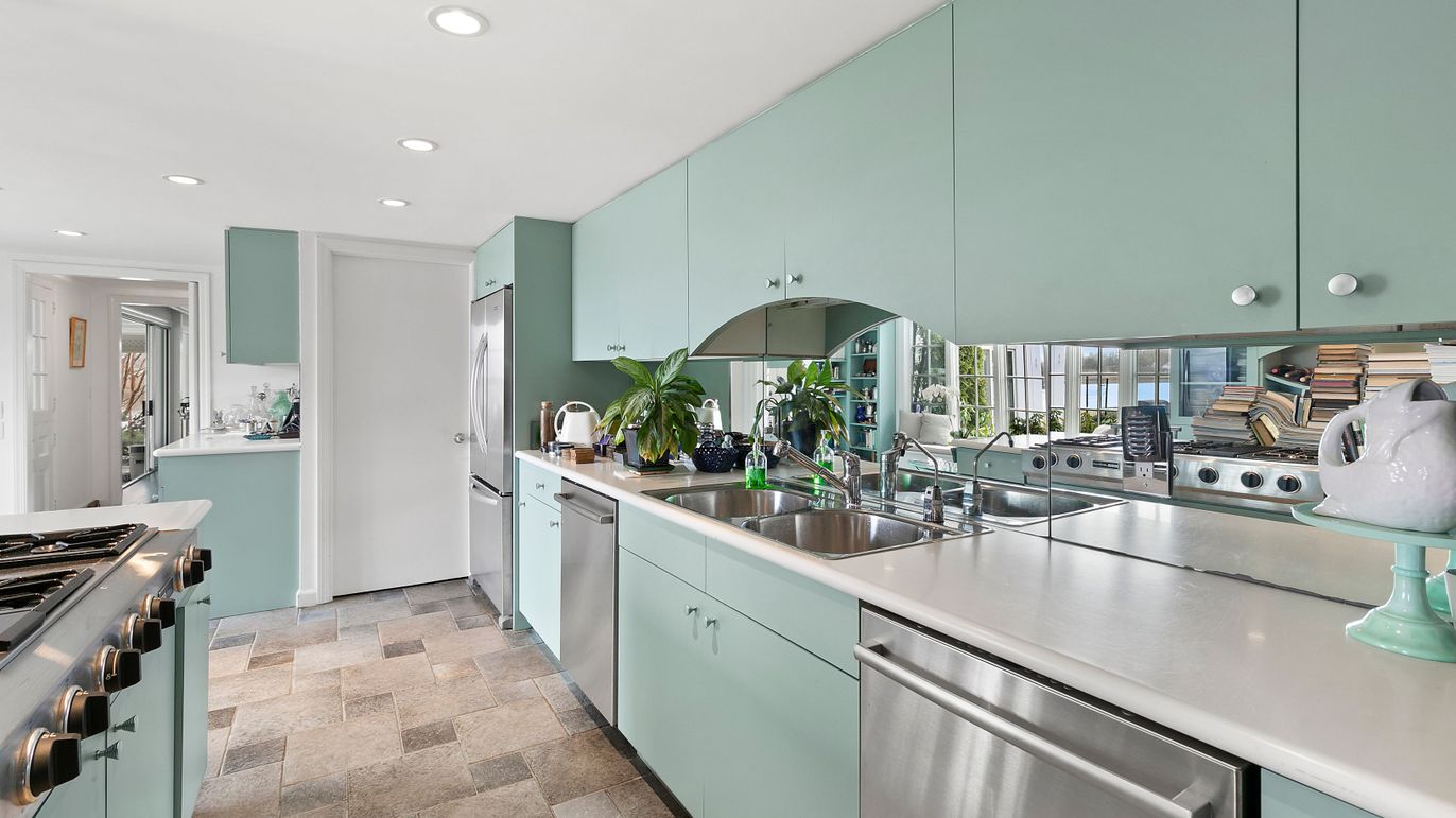 Interior, Kitchen, Recessed Lighting, Stainless Steel Appliances