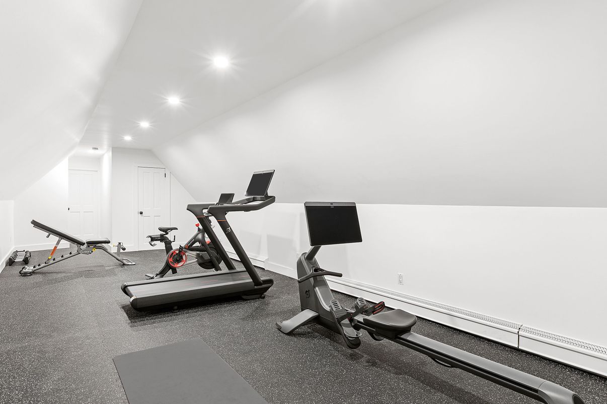 Fitness Equipment, Interior, Recessed Lighting