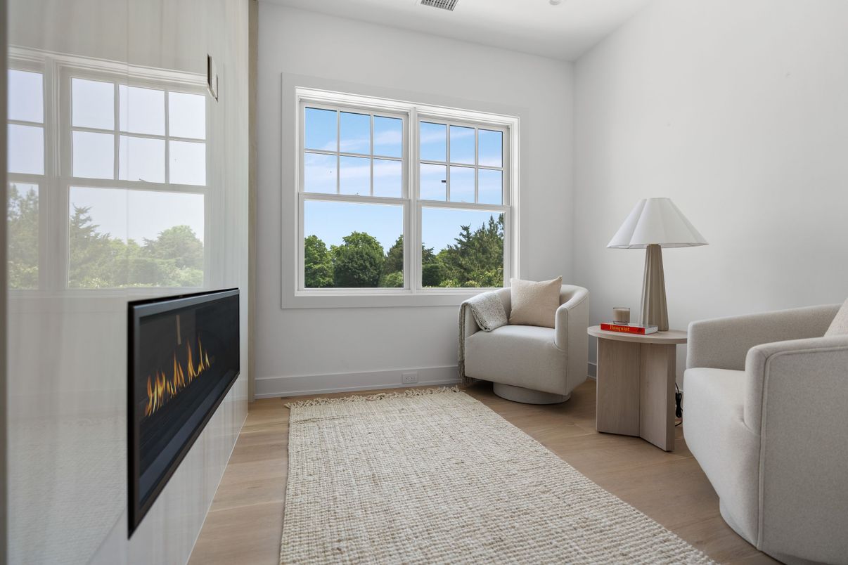 Fireplace, Interior, Wood Texture Flooring