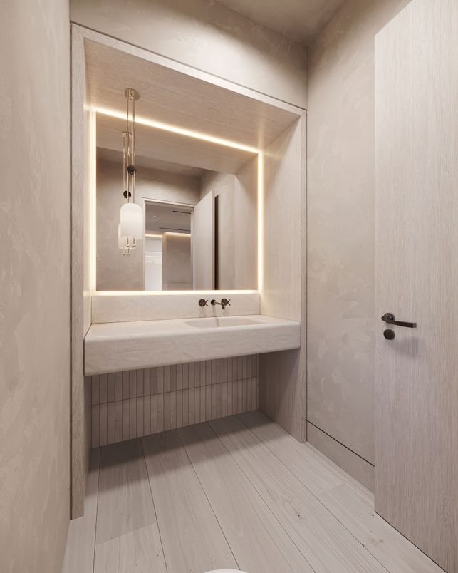 Bathroom, Interior, Pendant Lights