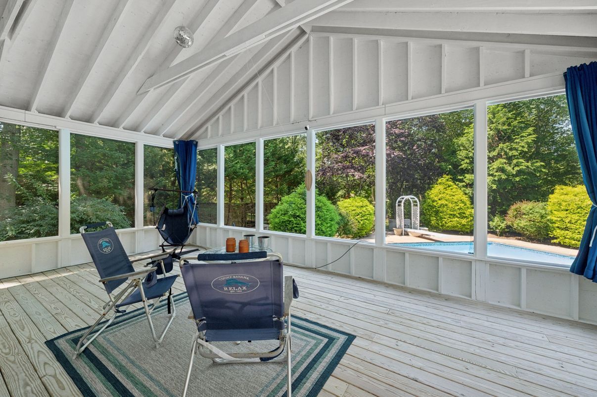 Interior, Sun Room, Wood Texture Flooring