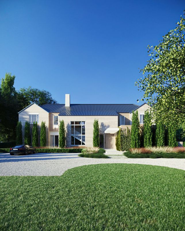 Backyard, Exterior, Facade, Ranch