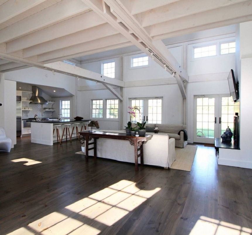 Interior, Kitchen, Living room, Wood Texture Flooring