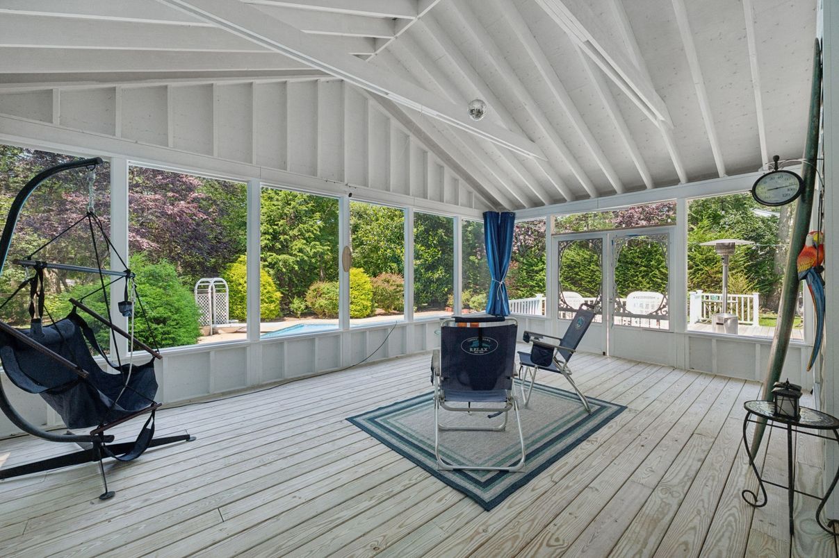 Interior, Sun Room, Wood Texture Flooring