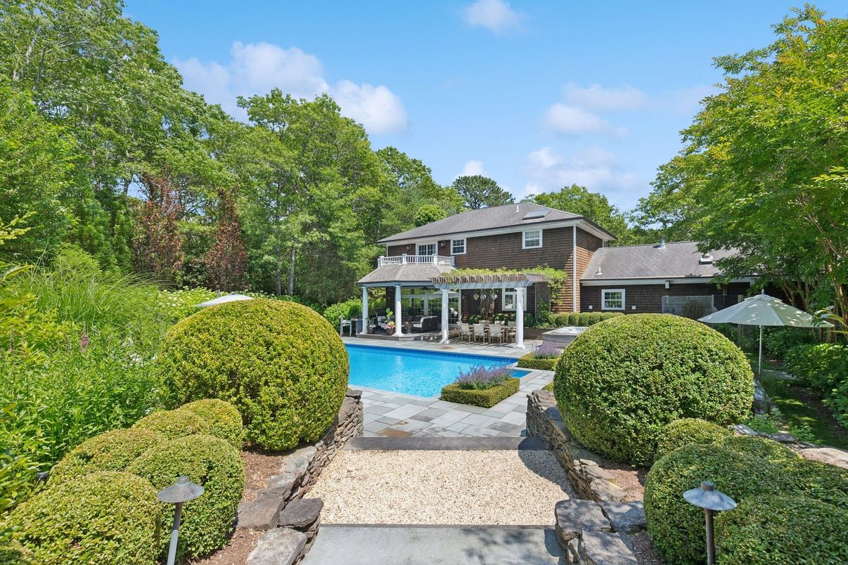 Exterior, Pool, Solar Panels