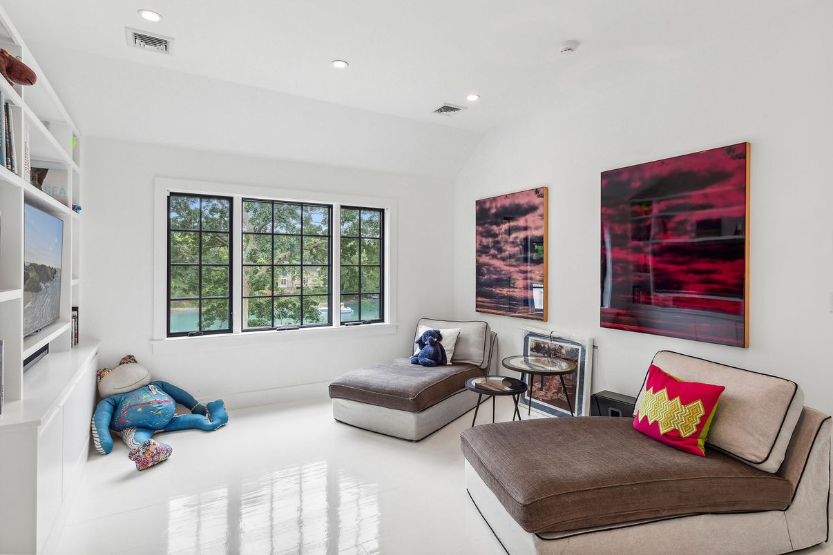 Interior, Living room, Recessed Lighting