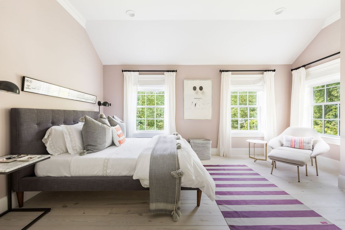 Bedroom, Interior, Wood Texture Flooring