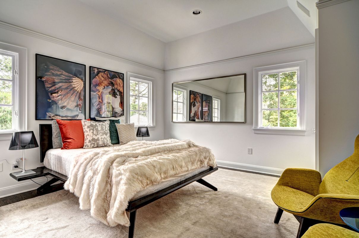 Bedroom, Interior, Recessed Lighting