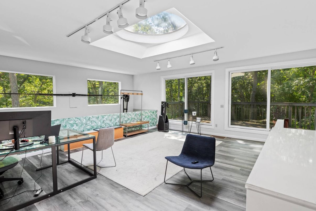 Home Office, Interior, Wood Texture Flooring