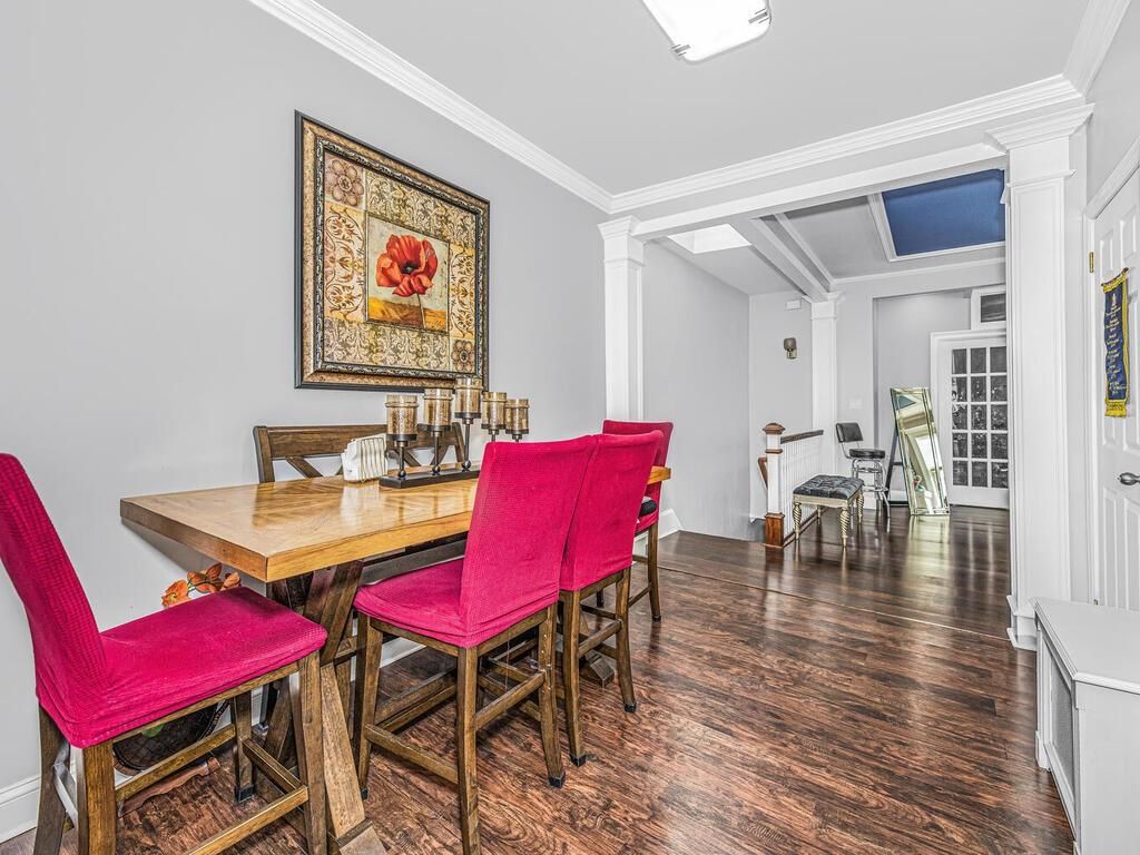 Dining room, Interior, Wood Texture Flooring