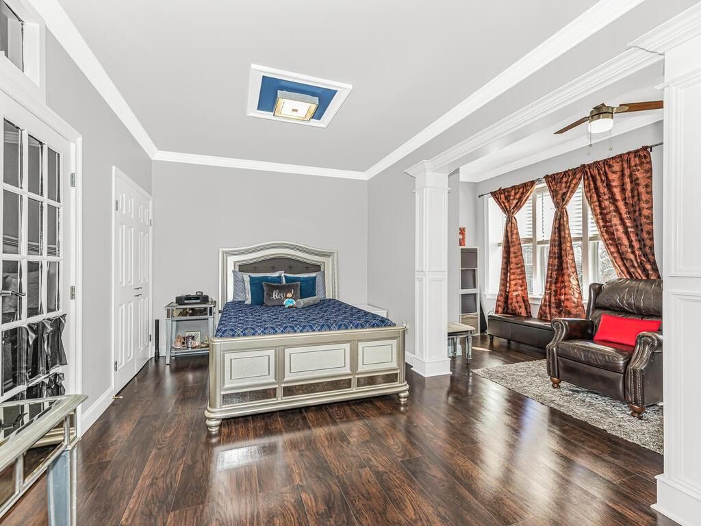 Bedroom, Interior, Wood Texture Flooring