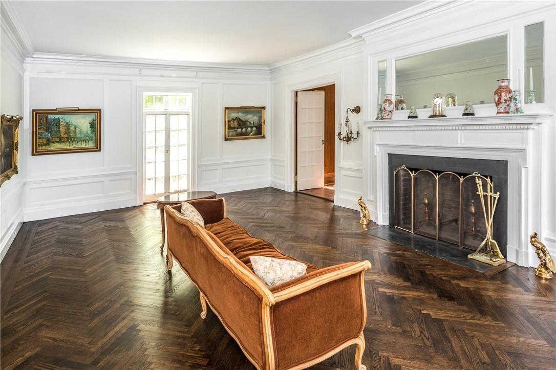 Fireplace, Interior, Wood Texture Flooring