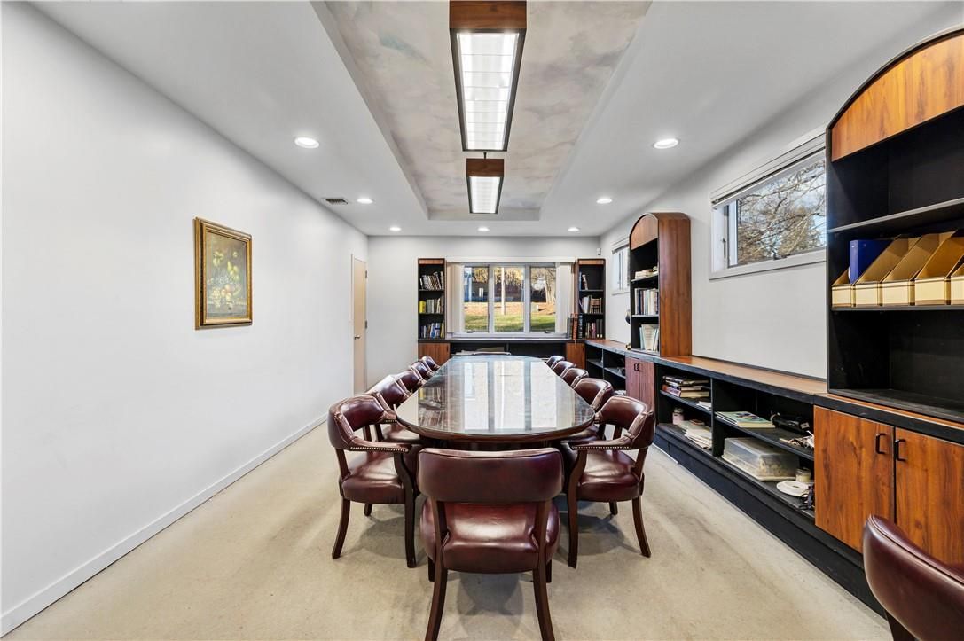 Dining room, Game Room, Interior, Recessed Lighting