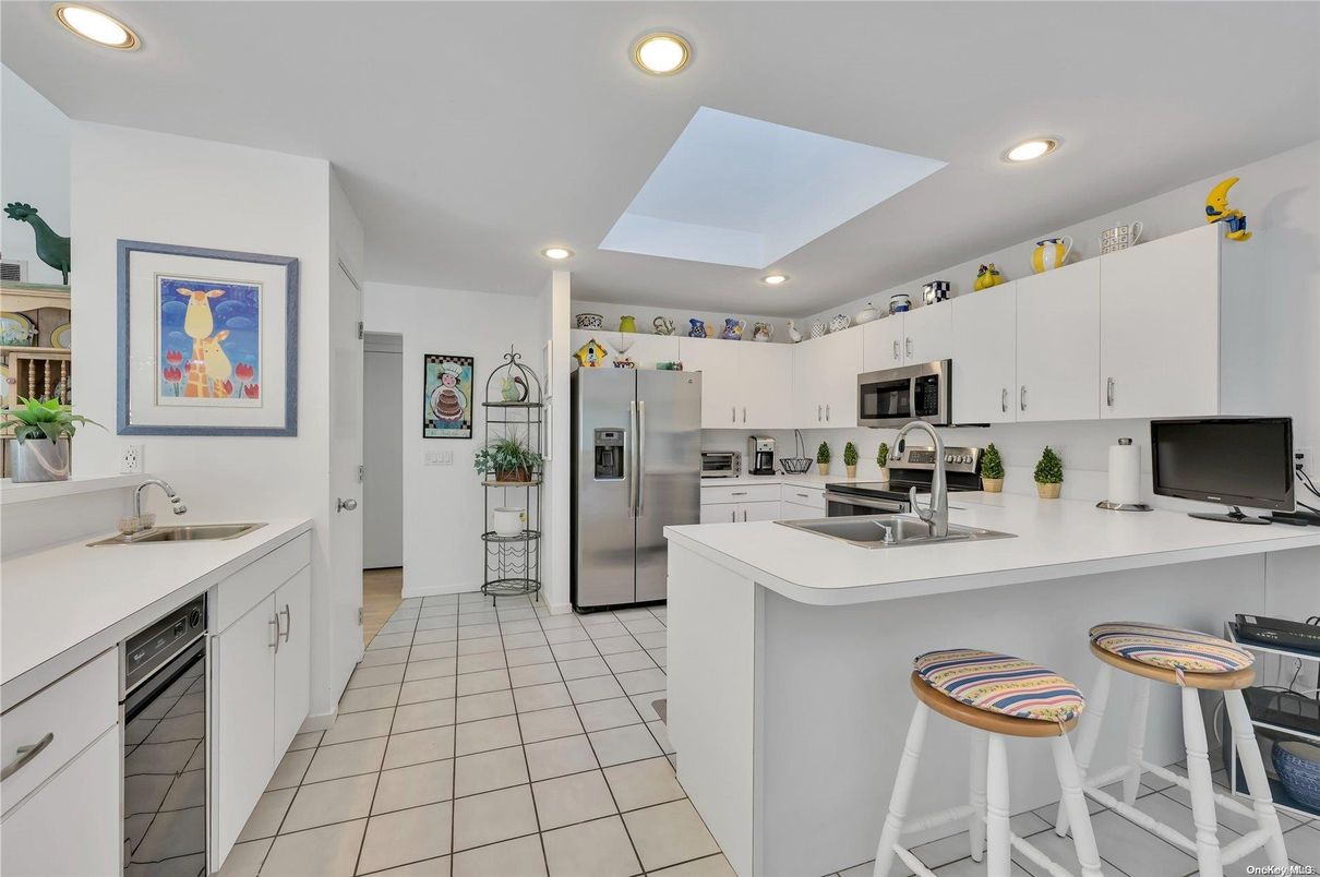 Interior, Kitchen, Recessed Lighting, Stainless Steel Appliances